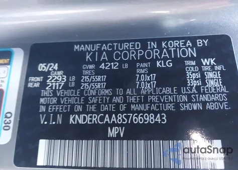 2025 Kia Seltos Ex from USA, damaged, VIN KNDERCAA8S7669843